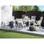 Solange Rectangular Glass Outdoor Dining Table - 160 cm W 90.5 cm D