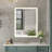 Edlun Bathroom Framed LED Mirror Anti-Fog With Dimmable Light Touch Sensor And Memory Function-1130875748-1130875761