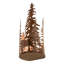 Rustic Lodge Flush Mounted Sconce