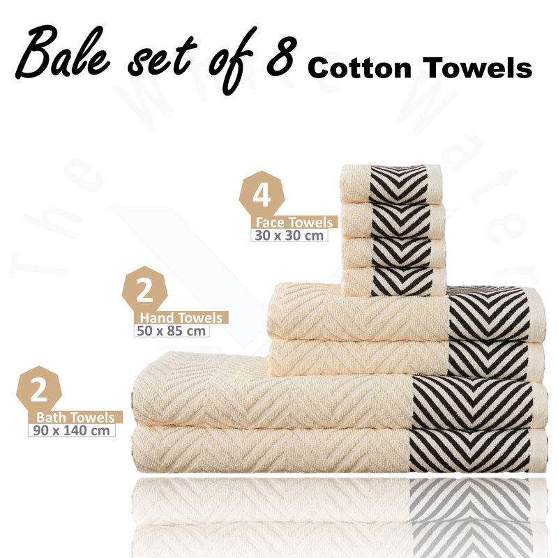 100% Cotton Mulit-Size Set, Cream
