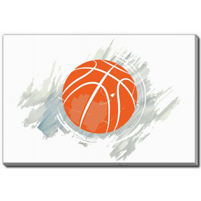 Art mural toile de basketball