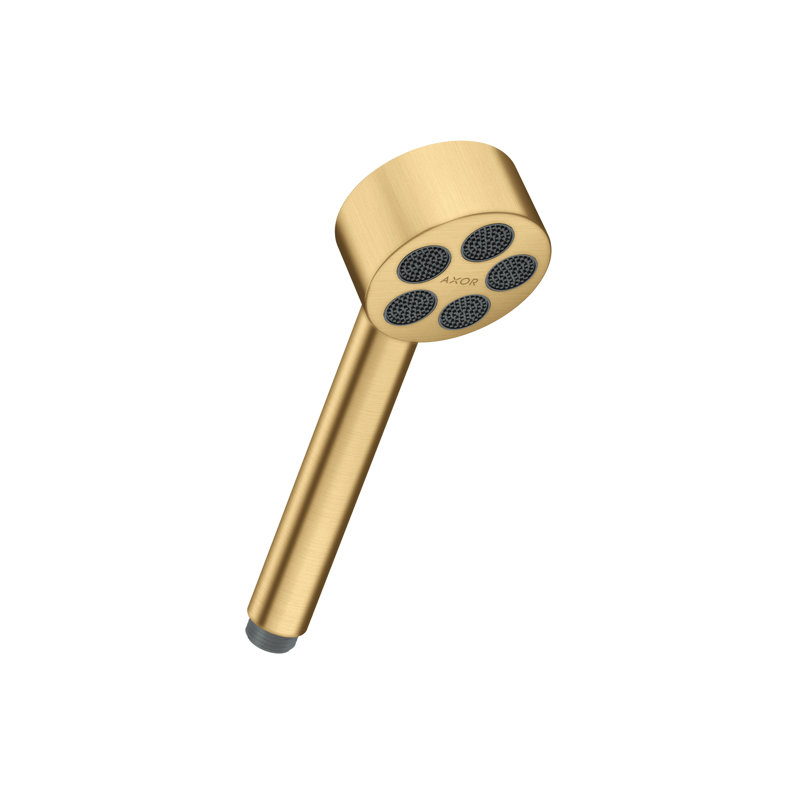Rain Handheld Shower Head, Brushed Gold, 1.75 GPM
