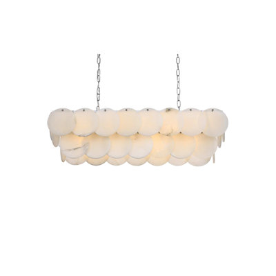 Lustre en albâtre 36 pouces Ikeny