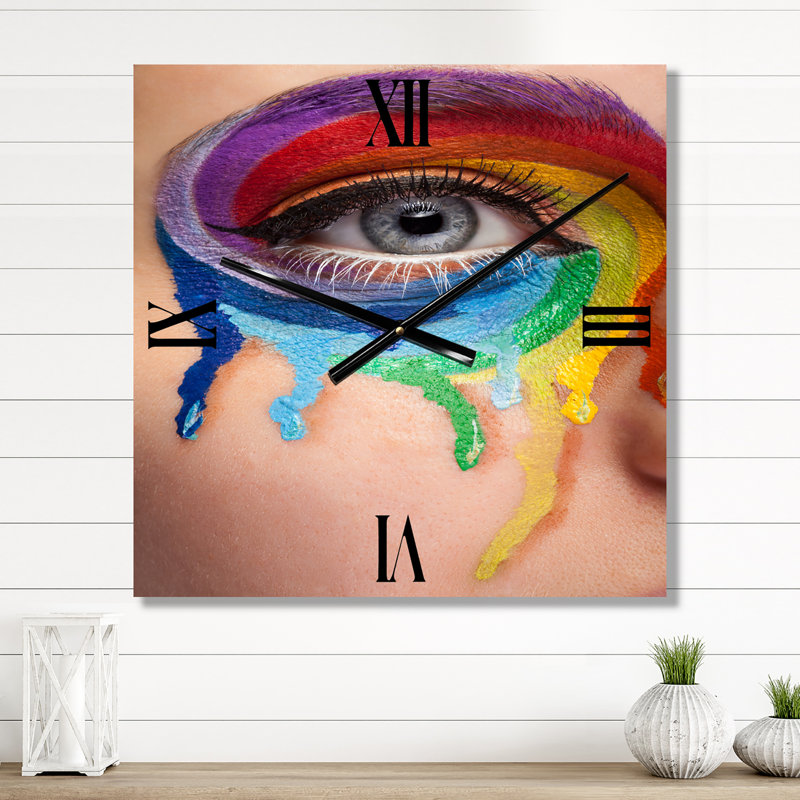 Gros plan sur une horloge murale, Moyen