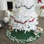 Handmade Christmas Tree Skirt in Felt - Branches and Stars-91318156-105418727