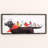 Javin Wood Framed Canvas Wall Decor with Birds on Dog