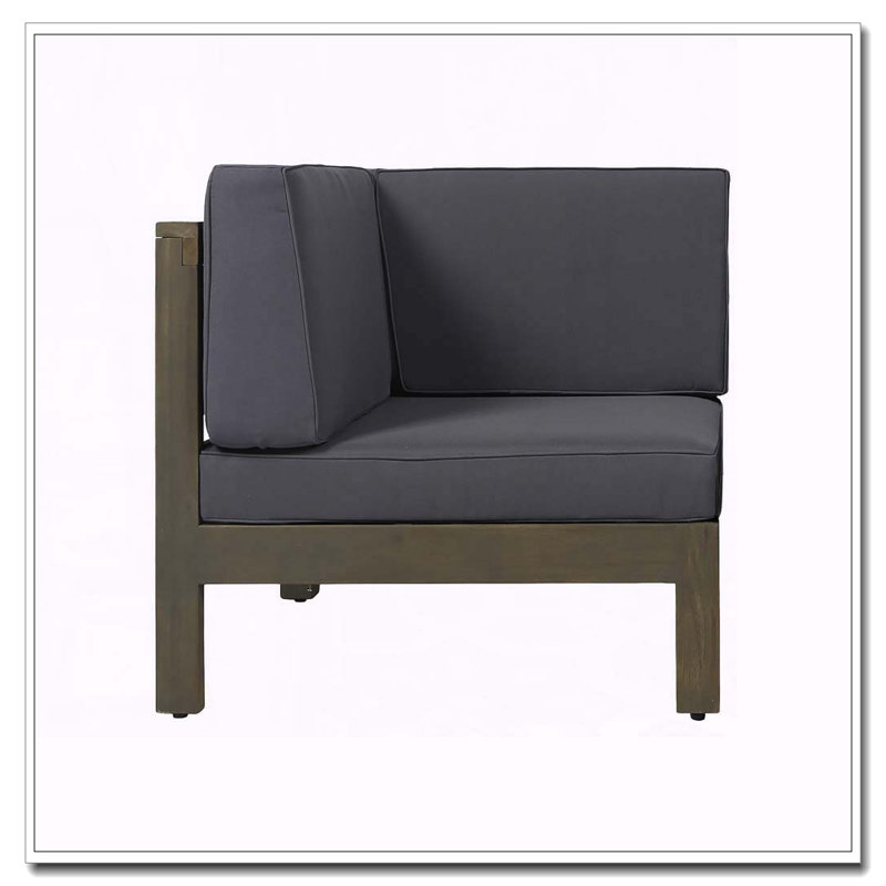 2-Piece LOVE SEAT SET, Dark Gray
