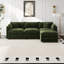 Canapé-lit en chenille moderne avec repose-pieds-1076184504-1076184505