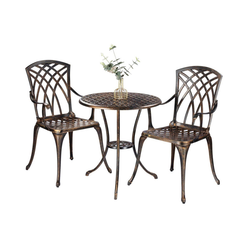 Aspen 2 - Person Patio Dining Set with Round Table