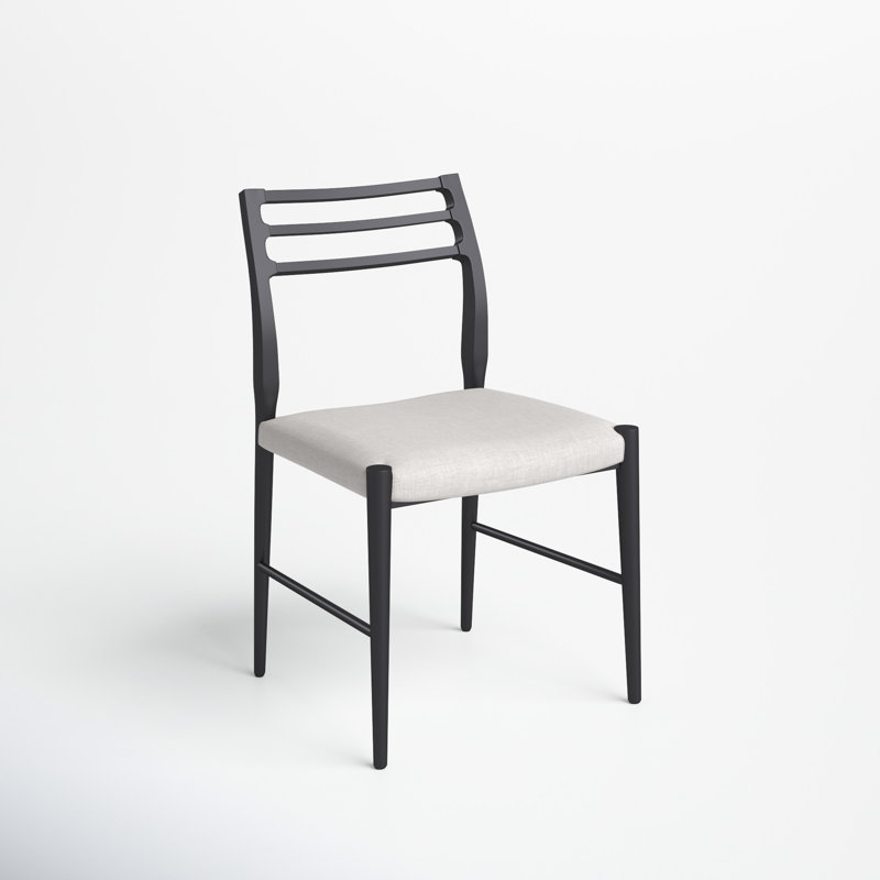 Charon Linen Ladder Back Side Chair