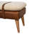 Solid Wood Bench with Nailhead Trim-796138027