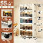 Plastic / Acrylic Single Storage Cabinet ( 143cm H x 55cm W x 32cm D)