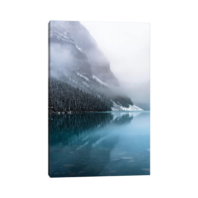 Misty Reflection 1 Piece Wrapped Canvas Wall Art