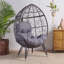 Chaise d'extérieur en forme de goutte de patio