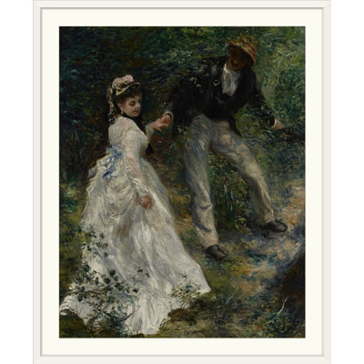 « la promenade, 1870 » par pierre-auguste renoir, reproduction d’art