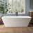 67'' Acrylic Freestanding Tub Freestanding Soaking Bathtub