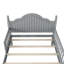 Lit plateforme simple en bois avec tête et pied de lit-298728361-298728359