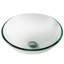 Lavabo de salle de bain vasque circulaire en verre-10363219