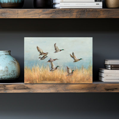 Autumn Flock by Julia Purinton - Wrapped Canvas Print