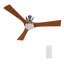 Ventilateur de plafond intelligent à 52 pales 52 po avec télécommande et ensemble d'éclairage inclus-70837330