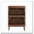 Independent Shoe Cabinet, 23.62-Inch Walnut Shoe Storage Cabinet,, Fence Shoe Cabinet With 2 Flip Drawers
