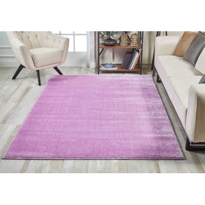 Wherry Solid Colour Shag Indoor / Outdoor Area Rug