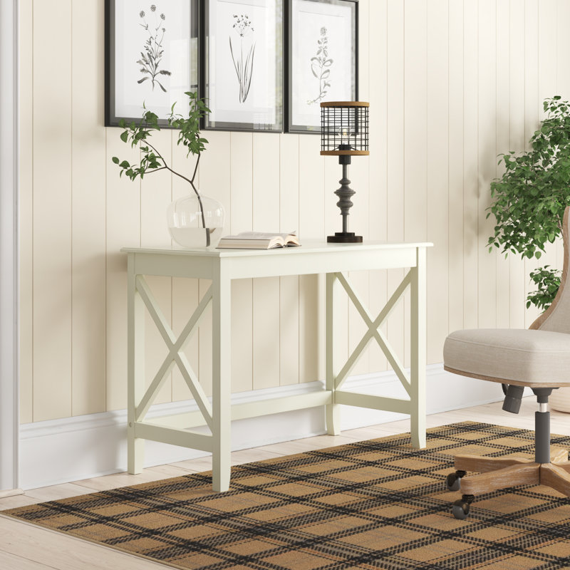 Bureau Kristopher, Blanc vieilli, H 29,5 po x l 35,75 po x P 15,75 po