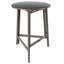 Table ronde haute Torence, gris huître