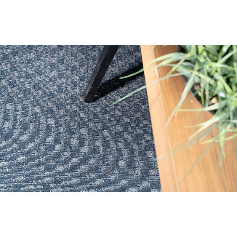 Ensemble de tapis intérieur / extérieur en polyester touffeté à la machine Ladashia, Octogone 2 pi