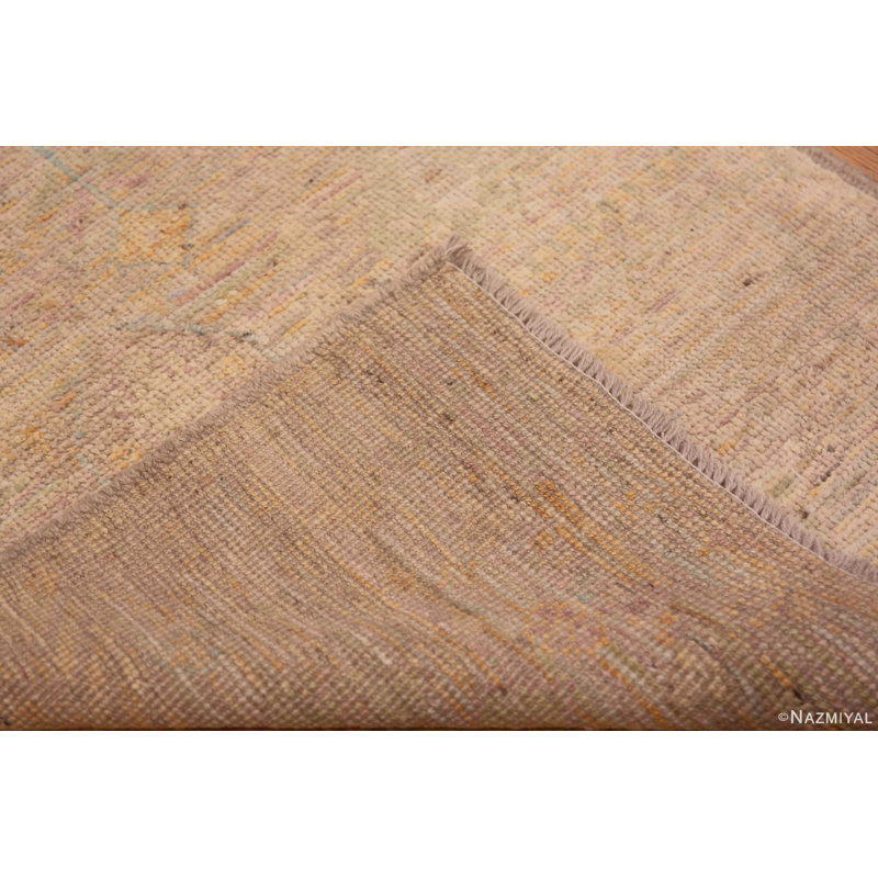 Tapis de couloir long et étroit à motif tribal abstrait et unique à conception tribale