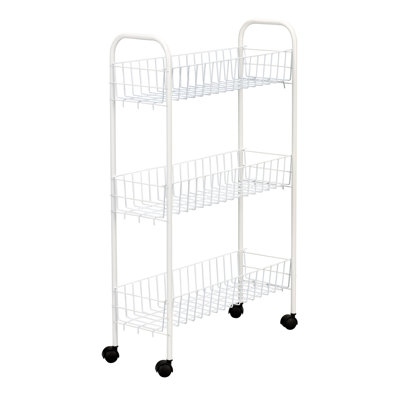 Slimline 3 Shelf Storage Cart