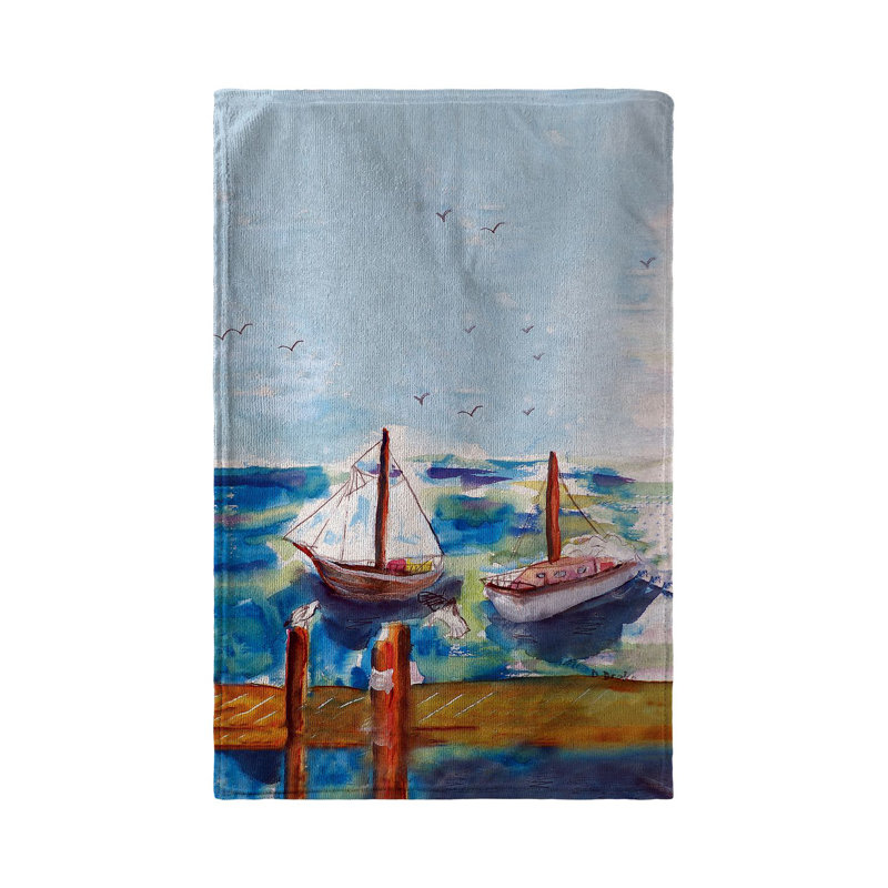 Serviette de plage à deux voiliers Sneaton