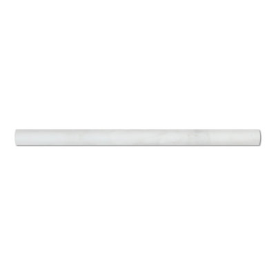 Revêtement mural oriental blanc 3/4 po x 12 po à aspect bullnose