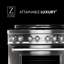 2 Piece Kitchen Package with 36" Freestanding Dual Fuel Range & 36" Wall Mount Range Hood-2077237213