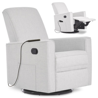 Evolur Raleigh Glider With Back Massager |Recliner| Rocker