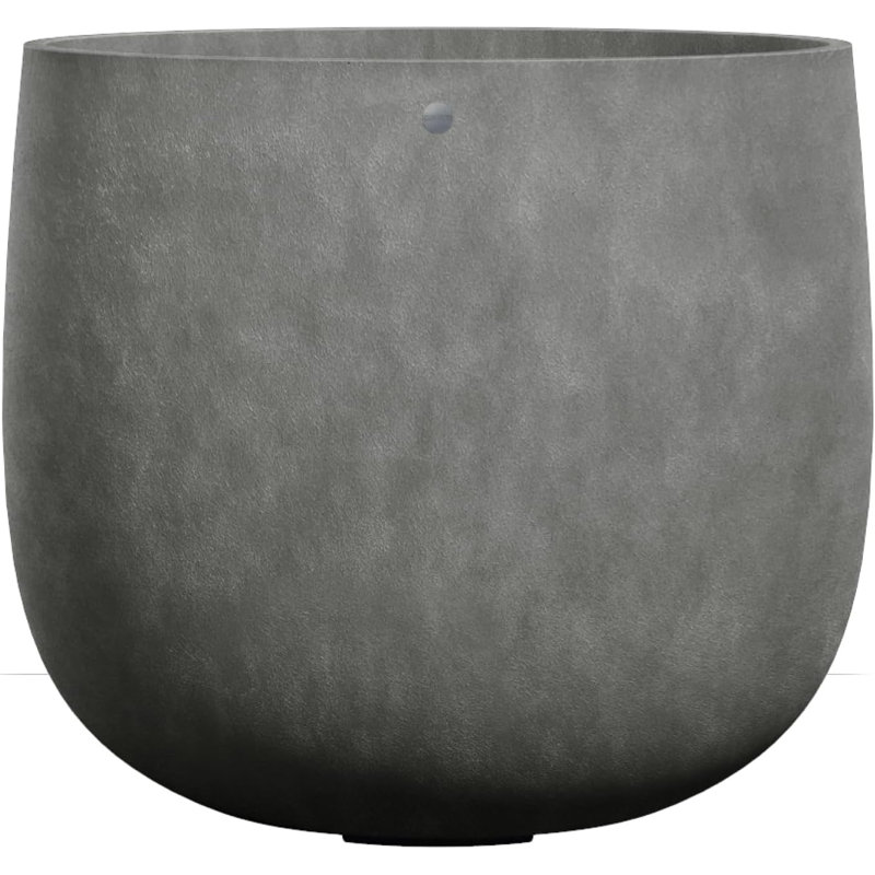Pot à fleurs COSAPOTS Mondo, L 19,7 po x P 19,7 po x H 18,5 po, Pierre rivière