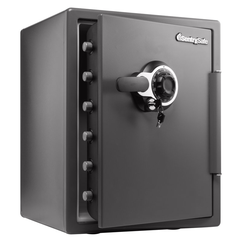  SentrySafe 2 pi. Cu. Résistant au feu / à l'eau avec combinaison à double verrou et clé