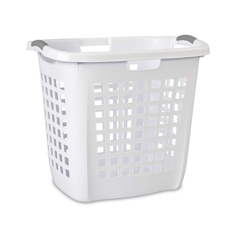 Stackable Laundry Basket, White