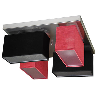 Partridge Fabric Semi Flush Mount
