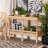 Lombok Modern Bohemian Rattan Console Table