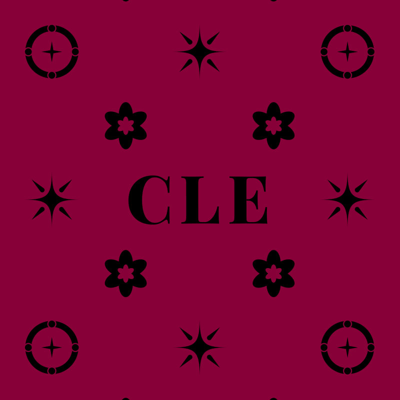 Oreiller Cleveland Basketball , Oreiller en sergé de polyester, Vin noir Cleveland Basketball Couleurs