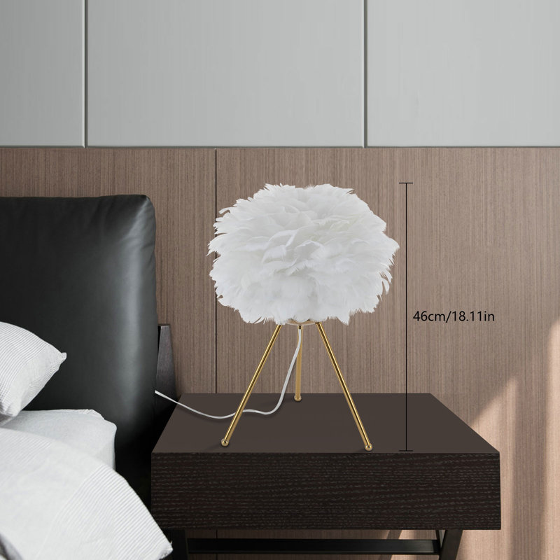 Lampe de table Jozyah, Blanc