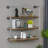Argenide 3 Piece Industrial Pipe Shelves
