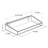 16" W Open Tray for Pegboard or Slatwall, 2-Pack