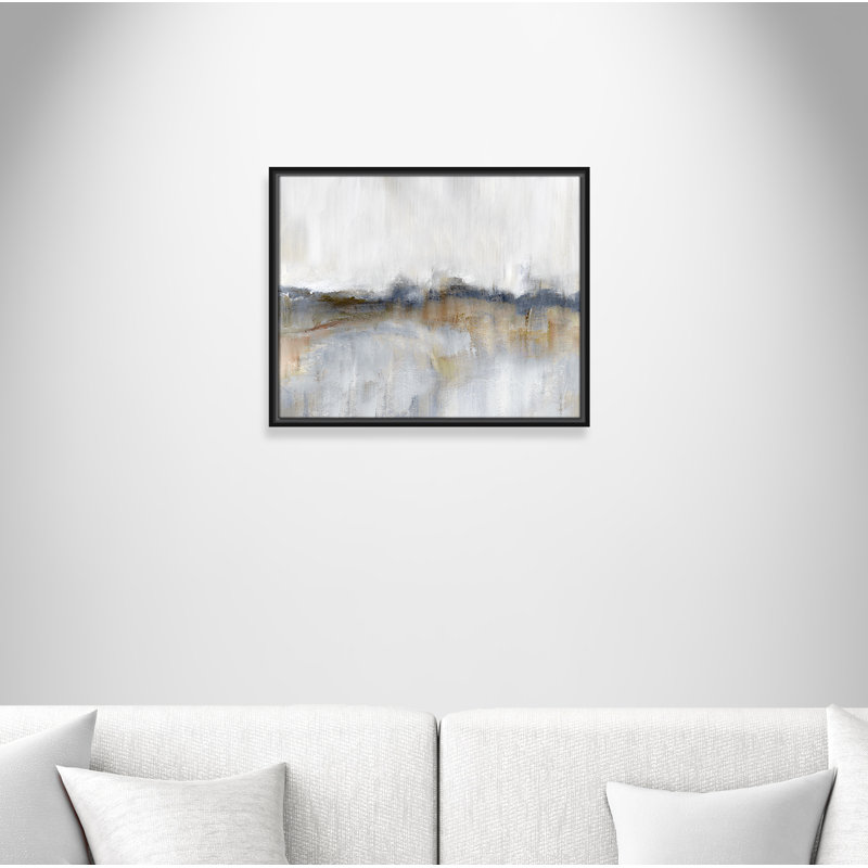 «Autumnal Tide» par Nan - reproduction sur toile flottante, H 17,5 po x l 21,5 po, Espresso