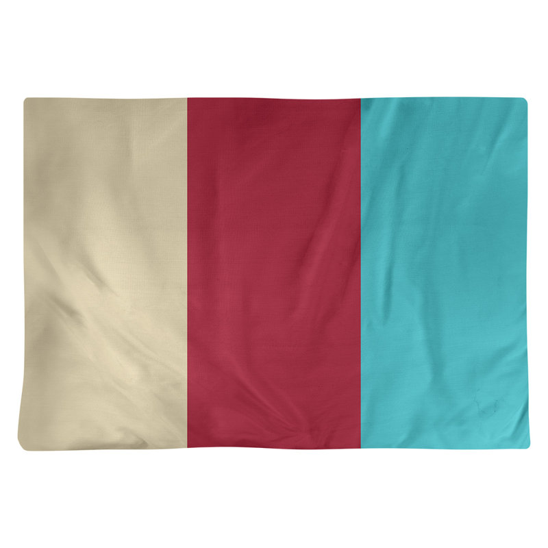 Récapitulatif en coton 18 po arizona, Sable de Sonora / rouge Sedona / bleu sarcelle
