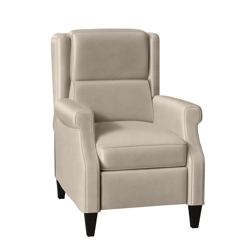 Gallaway Recliner, Aline Fumo Genuine Leather, Plantation, Power