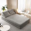 Canapé-lit convertible en chenille Boneless-1425656523