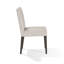 Chaise de salle à manger de style Parson 19 pouces Mod, bois d'hévéa, ensemble de 2-700312171-700312172