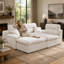 Canapé-lit de coin en similicuir avec méridienne à compression, canapé modulaire en forme de L avec éponge haute densité, canapé convertible sans assemblage requis pour le salon, appartement, chambre d'amis-134376268